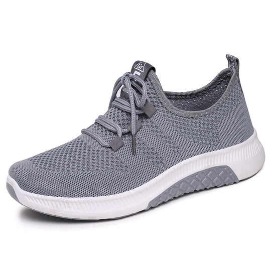 Damen Bequeme und atmungsaktive Sneakers mit elastischen Schnürsystem EB