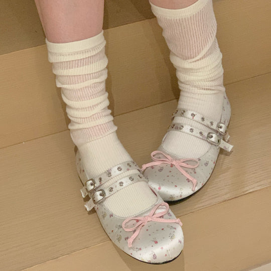 Damen verspielt verzierte Ballerinas EB