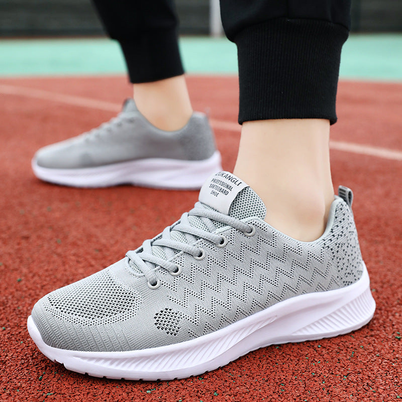 Damen modische Sportschuhe mit atmungsaktivem Obermaterial und rutschfester Sohle EB