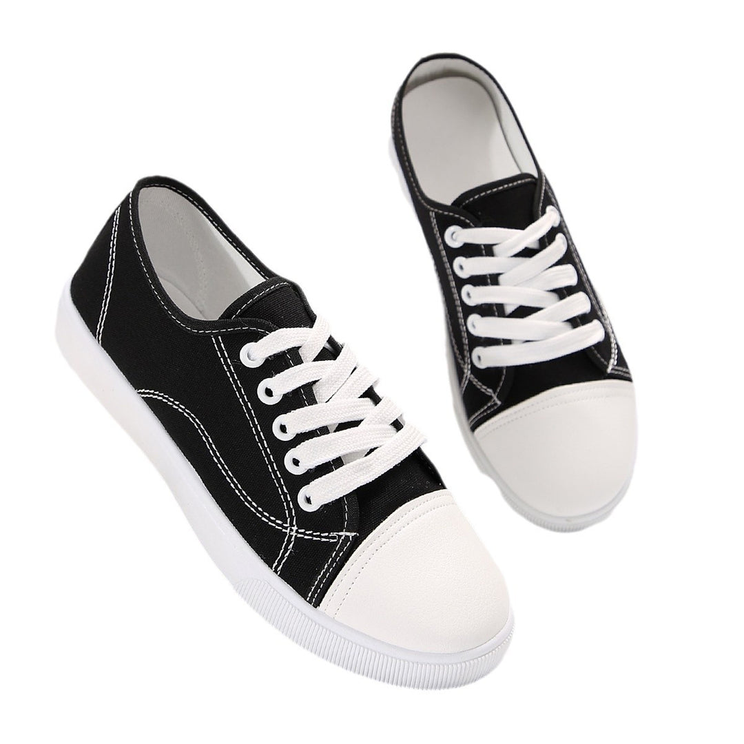 Damen klassische Sneaker mit atmungsaktivem Obermaterial und rutschfester Sohle EB