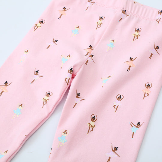 Mädchen Leggings mit bezauberndem Ballett-Motiv EB