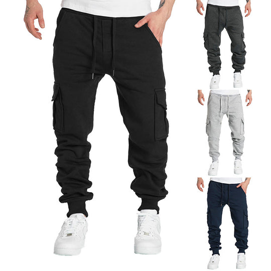 Herren Cargo-Jogginghose mit elastischem Bund und praktischen Seitentaschen EB