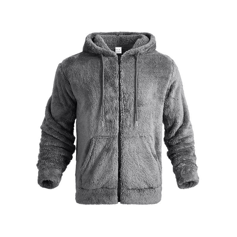 Herren Fleecejacke mit Kapuze und weichem Innensof EB
