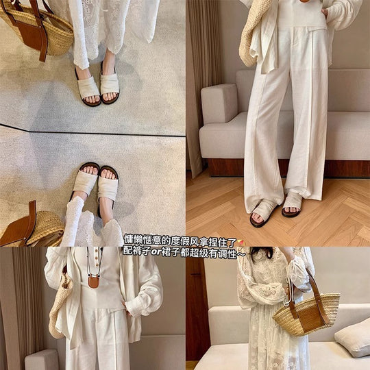 Damen Komfortable Freizeitsandalen mit breitem Fußbett und vielseitigem Design EB