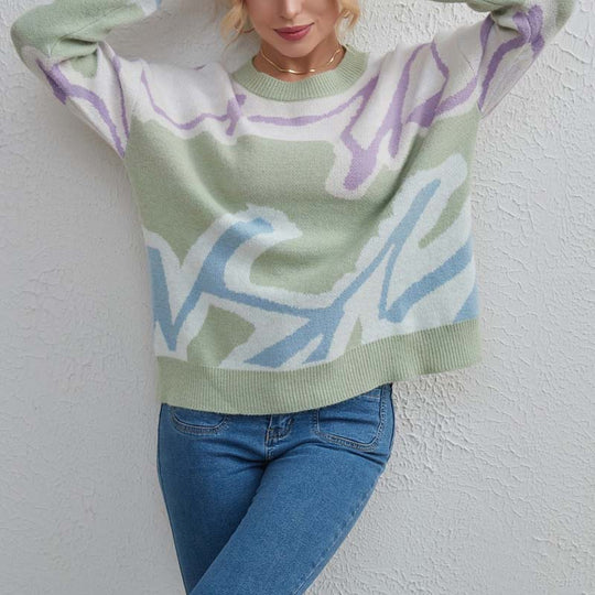 EB | Pullover mit Farbblock