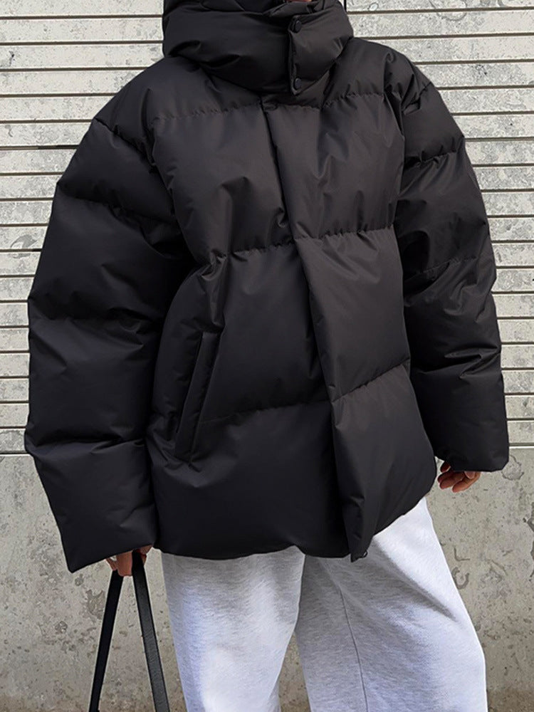 Damen Pufferjacke mit hohem Kragen und seitlichen Eingrifftaschen EB