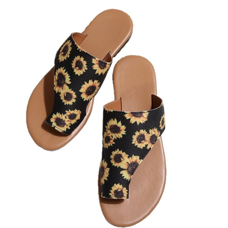 Damen Zehentrenner-Sandalen mit modischem Denim-Design und komfortablem Fußbett EB