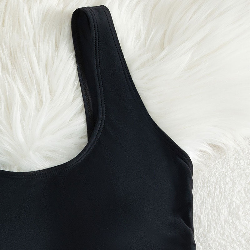 Damen Einteiliger Badeanzug mit raffiniertem Cut-Out und Schnürdetail EB