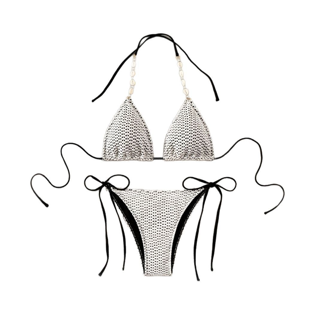 Damen Triangel-Bikini mit Muscheldetails EB