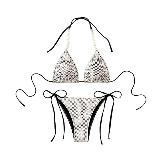 Damen Triangel-Bikini mit Muscheldetails EB