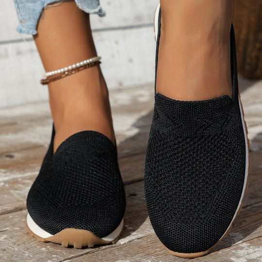 Damen Atmungsaktive Freizeitschuhe mit elastischem Obermaterial EB