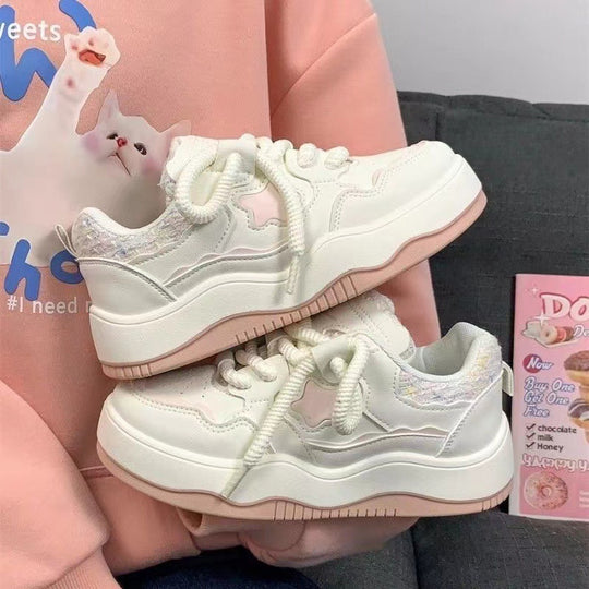 Damen Sportliche Sneaker mit komfortabler Sohle und trendverliebt Design EB