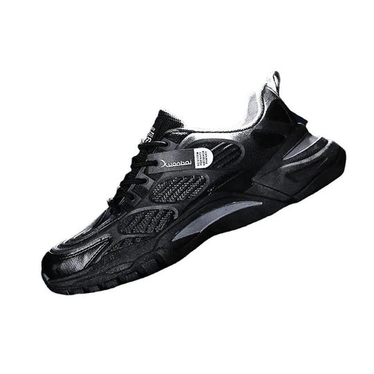 Damen Sportliche Airflow Sneakers mit atmungsaktivem Mesh und stoßdämpfender Sohle EB