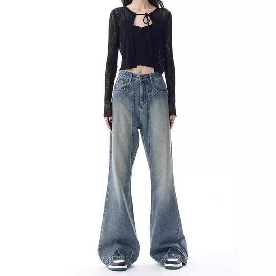 Damen Flared Jeans im modernen High-Waist Schnitt EB