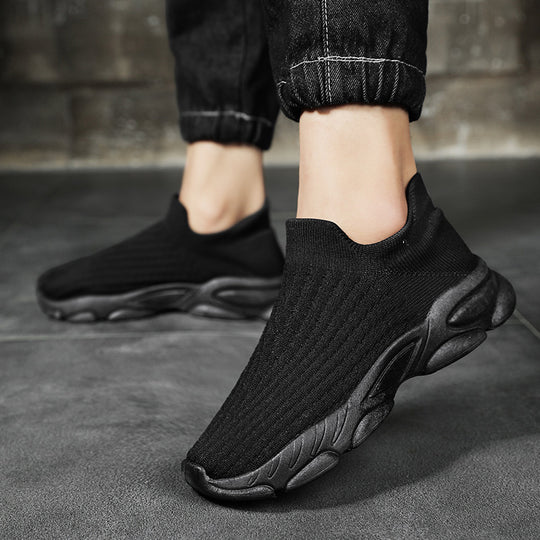 Damen Sportliche Slip-On Sneakers mit flexibler Sohle EB