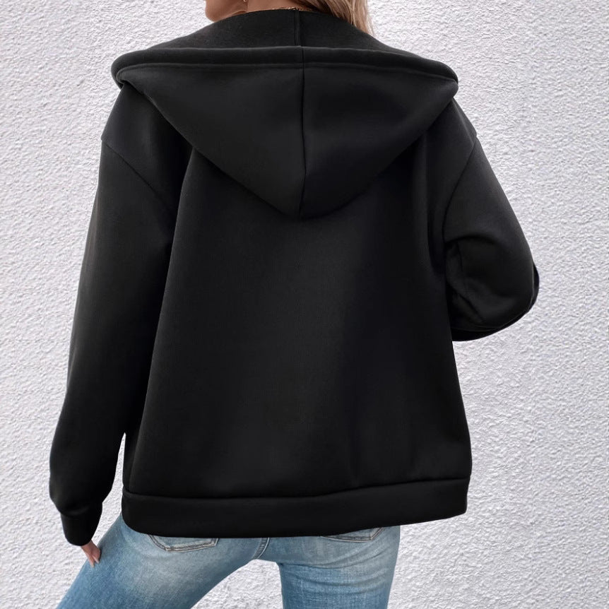 Damen Gemütliche Kapuzenjacke EB