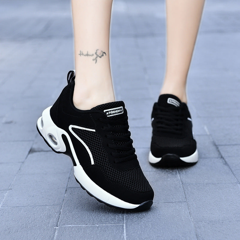 Damen Sportliche Air-Cushioned Sneakers mit atmungsaktivem Mesh und stylischem Design EB