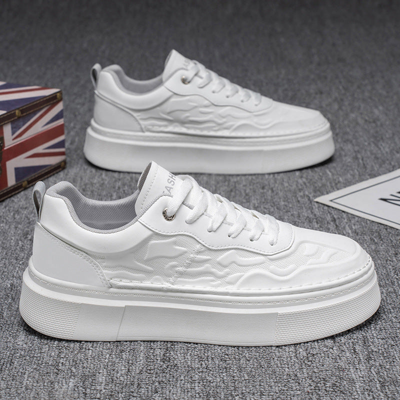 Damen Sportliche Sneakers mit erhöhtem Sohlenprofil und trendy Design EB