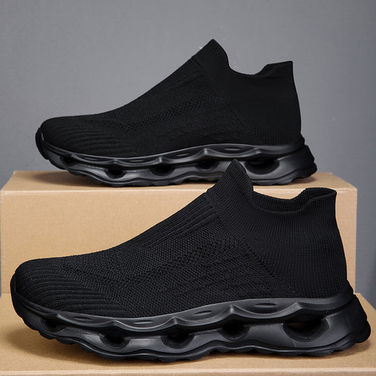 Damen Hochentwickelte Sportliche Sneakers mit elastischem Strickoberteil und dämpfender Sohle EB