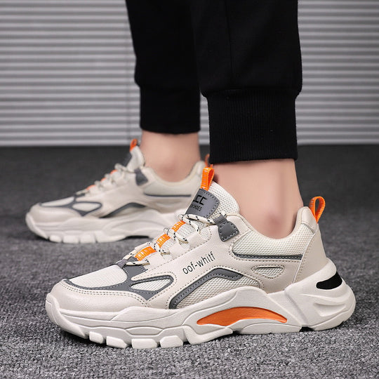 Damen Sportliche Sneaker mit mehrlagiger Mesh-Oberfläche und dämpfender Sohle EB