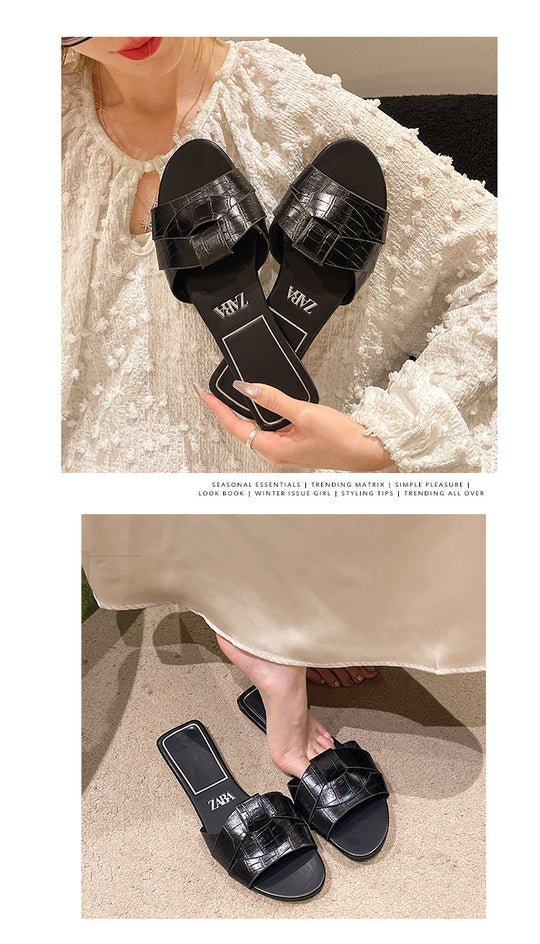 Damen Modische Riemchen-Sandalen mit elegantem Schleifen-Design und komfortabler Fußbettung EB