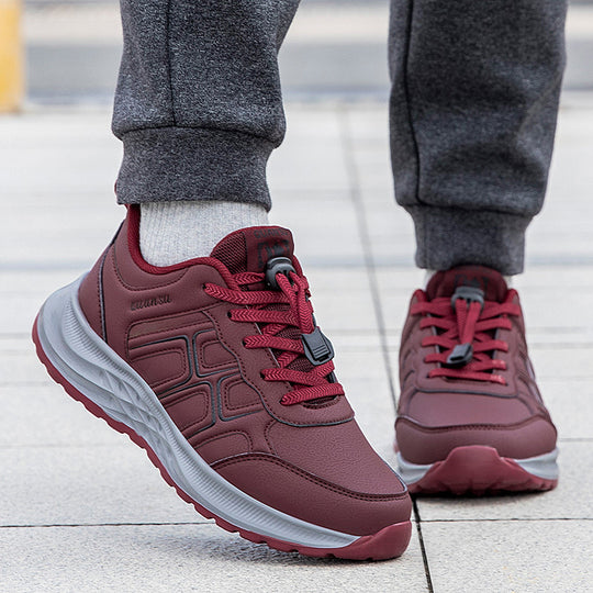 Damen Sportliche Lace-Up Sneakers mit atmungsaktivem Obermaterial und dämpfender Sohle EB