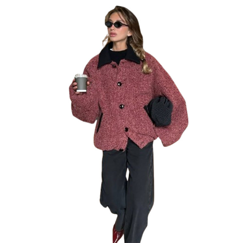 Damen oversized Wolljacke EB