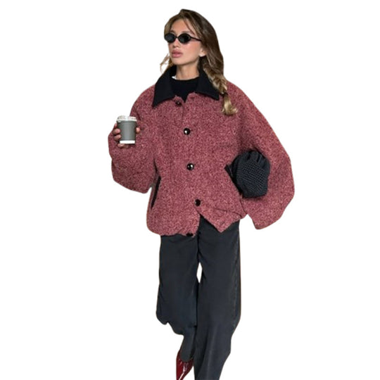 Damen oversized Wolljacke EB