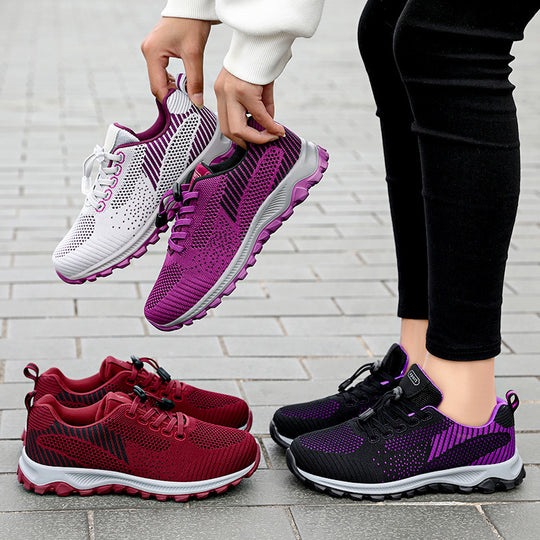 Damen Atmungsaktive Laufschuhe mit rutschfester Sohle und flexiblem Obermaterial EB