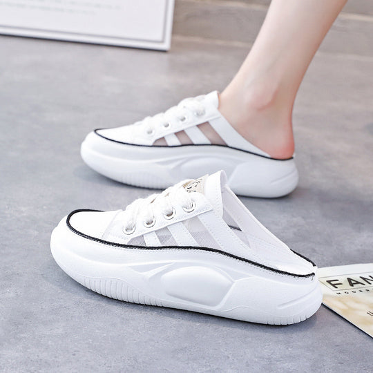 Damen Clogsneaker mit atmungsaktivem Mesh-Obermaterial und rutschfester Sohle EB