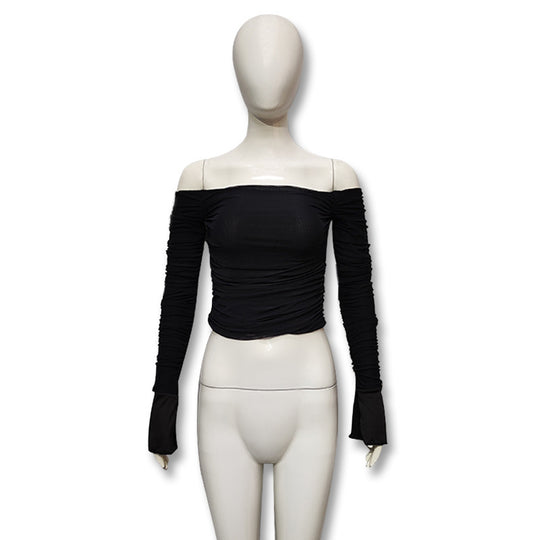 Damen modische Langarmbluse EB