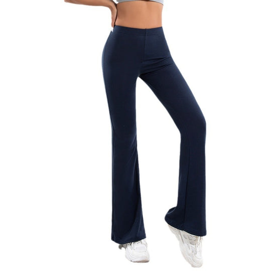 Damen Flared Leggings mit hohem Bund und elastischem Tragekomfort EB