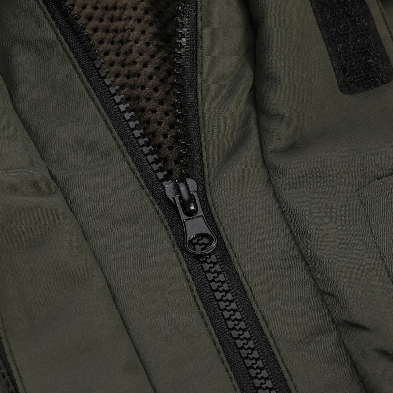 Herren nan wasserfeste und winddichte Outdoorparka mit abnehmbarer Kapuze EB