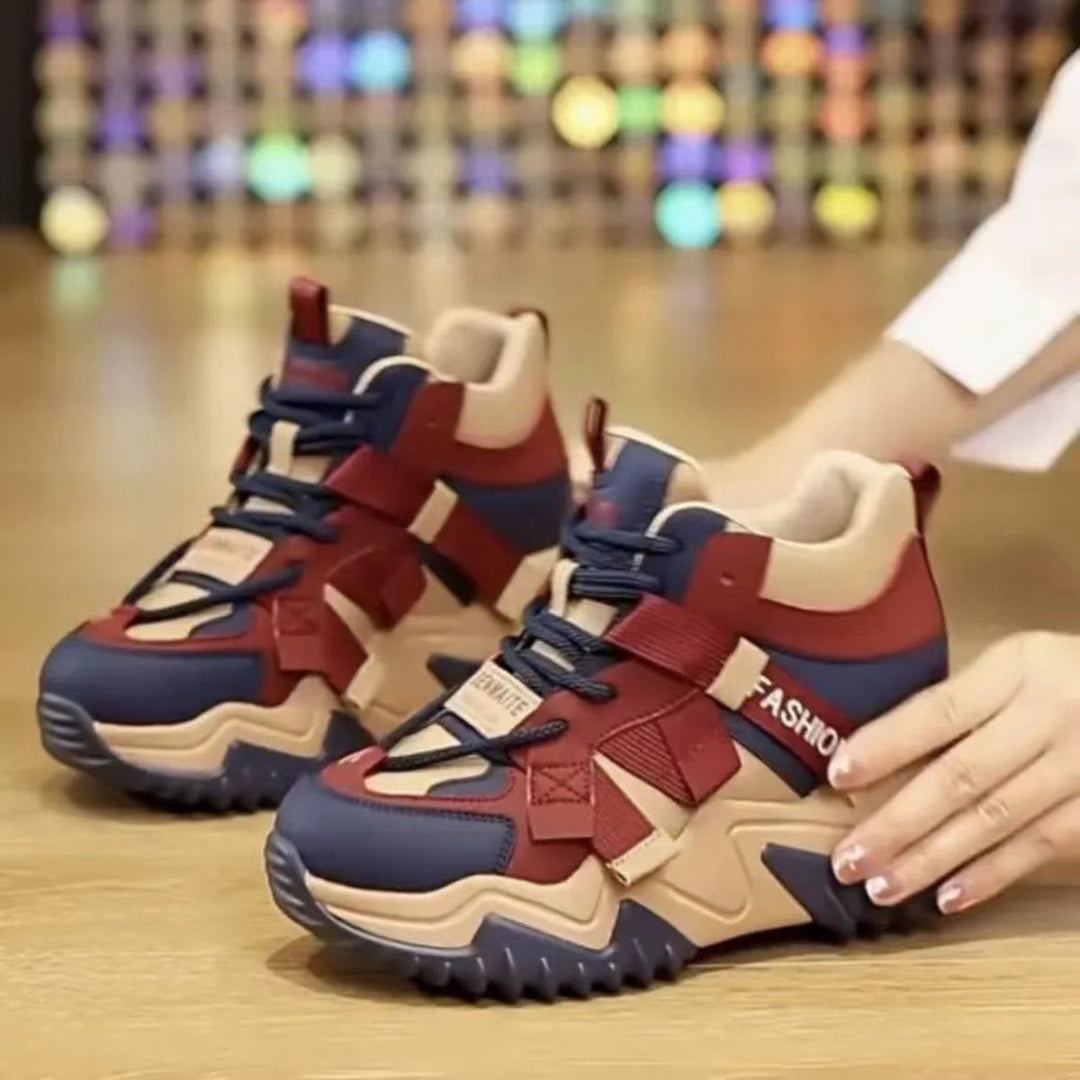 Damen trendige High-Top Sneakers EB