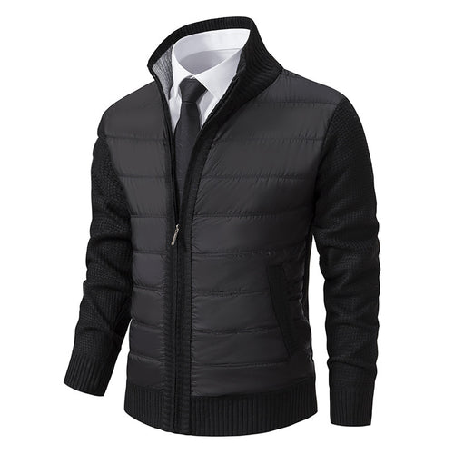 Herren sportive Kapuzenjacke mit strukturiertem Material und eleganten Details EB