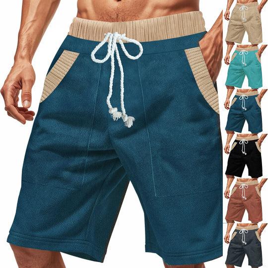 Herren Freizeit-Shorts mit elastischem Bund und praktischen Seitentaschen EB