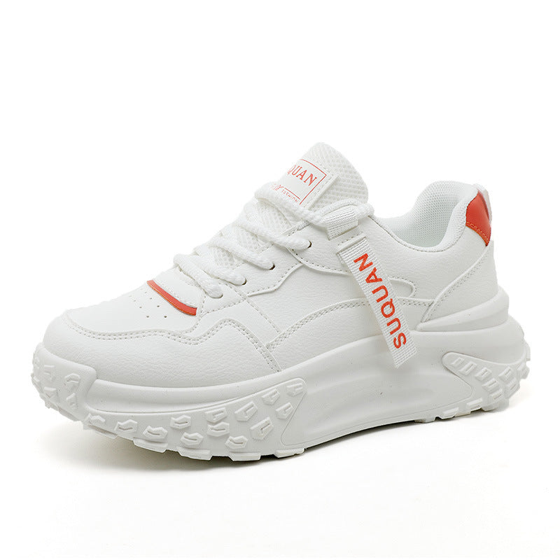 Damen sportliche Chunky Sneaker mit rutschfester Sohle und atmungsaktivem Obermaterial EB
