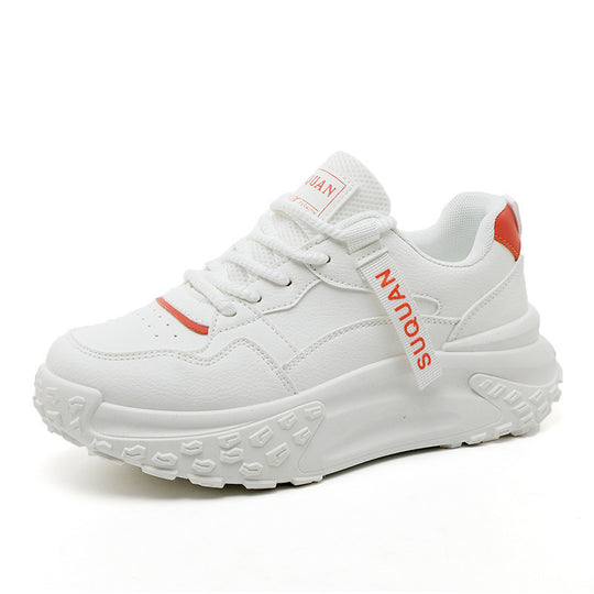 Damen sportliche Chunky Sneaker mit rutschfester Sohle und atmungsaktivem Obermaterial EB