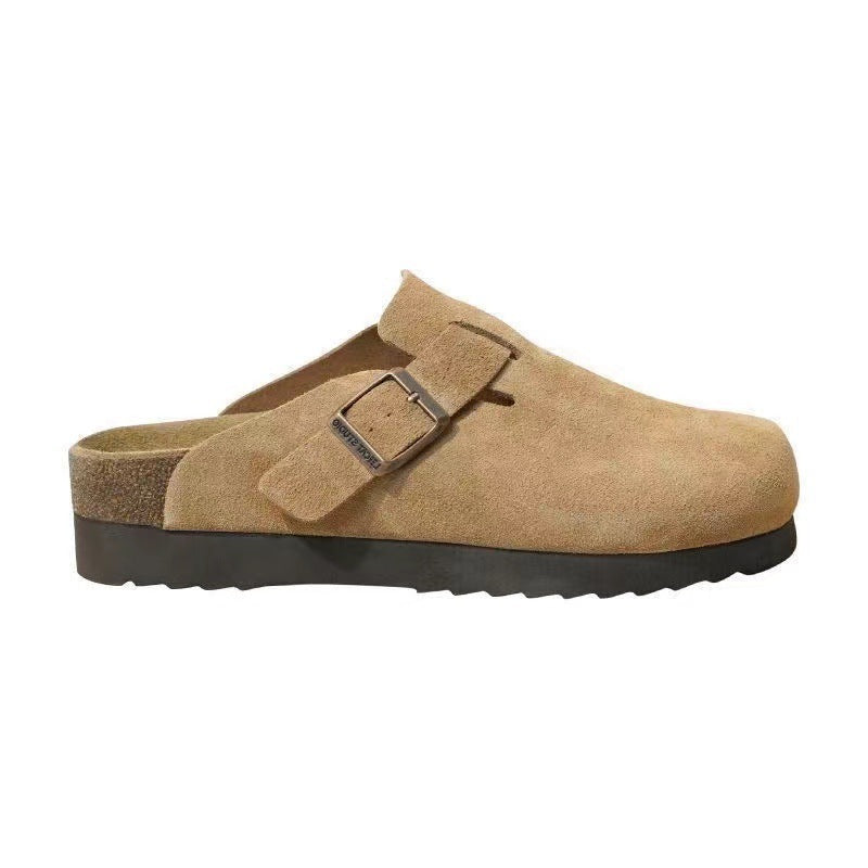 Damen Clogs mit modischen Riemen und rutschfester Sohle EB