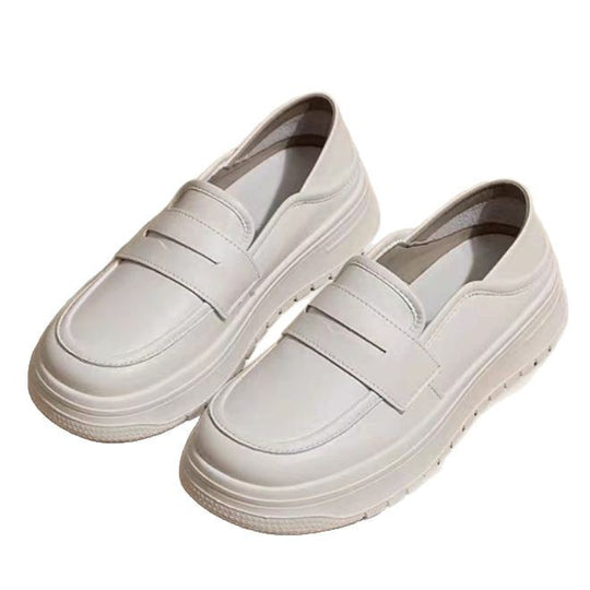 Damen Komfortable Loafers mit modischem Klettverschluss EB