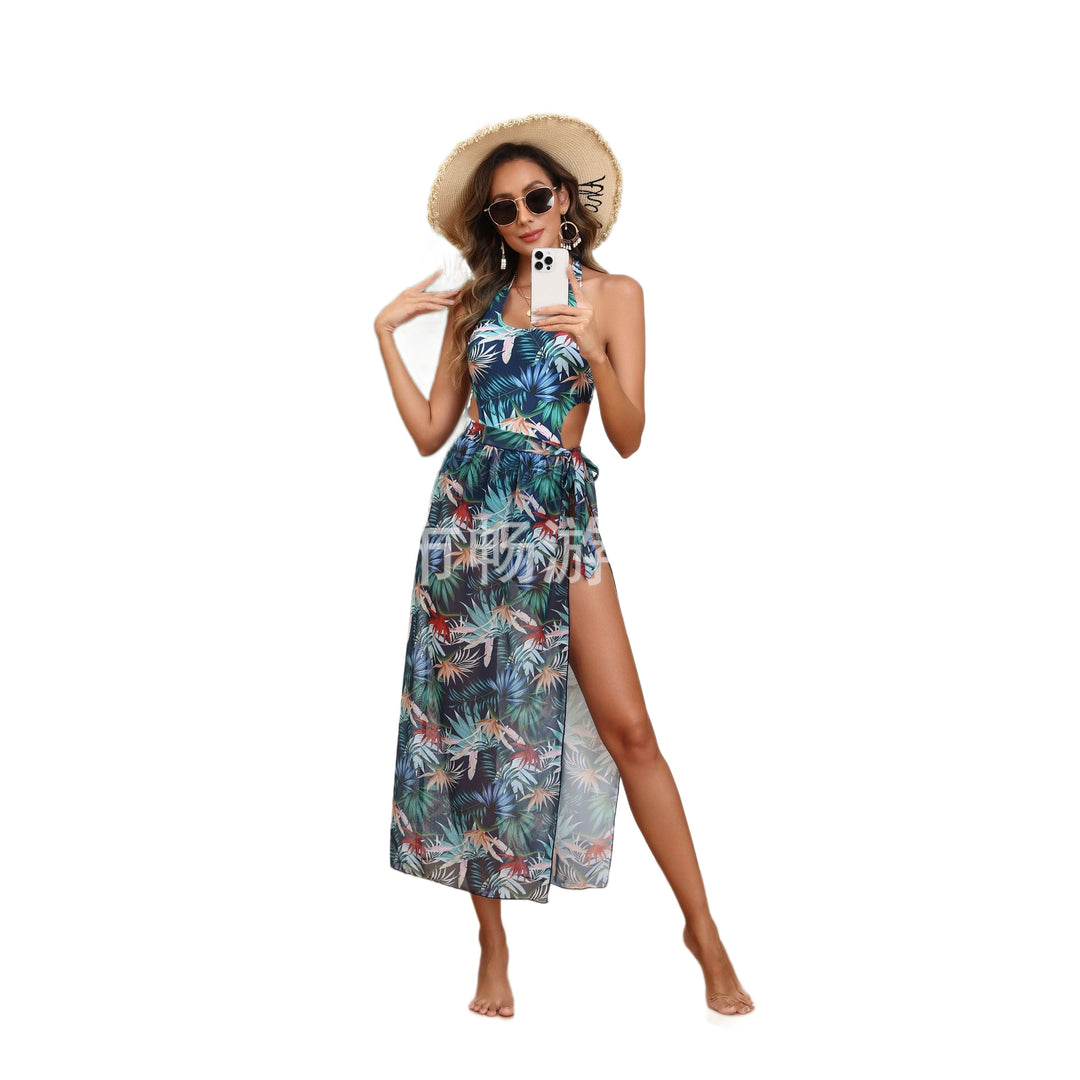 Damen Transparentes Strandkleid EB