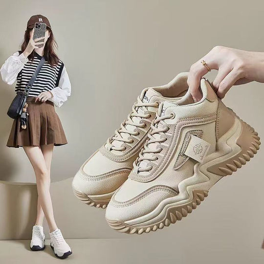 Damen Chunky Sneakers mit atmungsaktivem Obermaterial und dämpfender Sohle EB