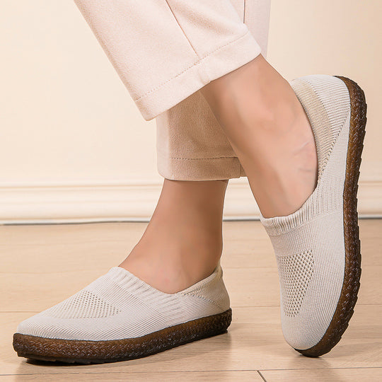 Damen Komfortable Slip-On Clogs mit atmungsaktivem Obermaterial EB