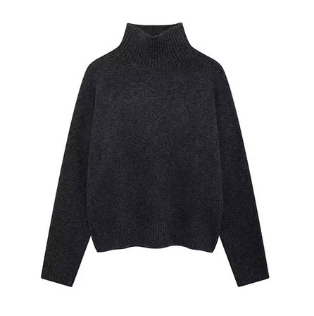 Damen Kuscheliger Rollkragenpullover EB