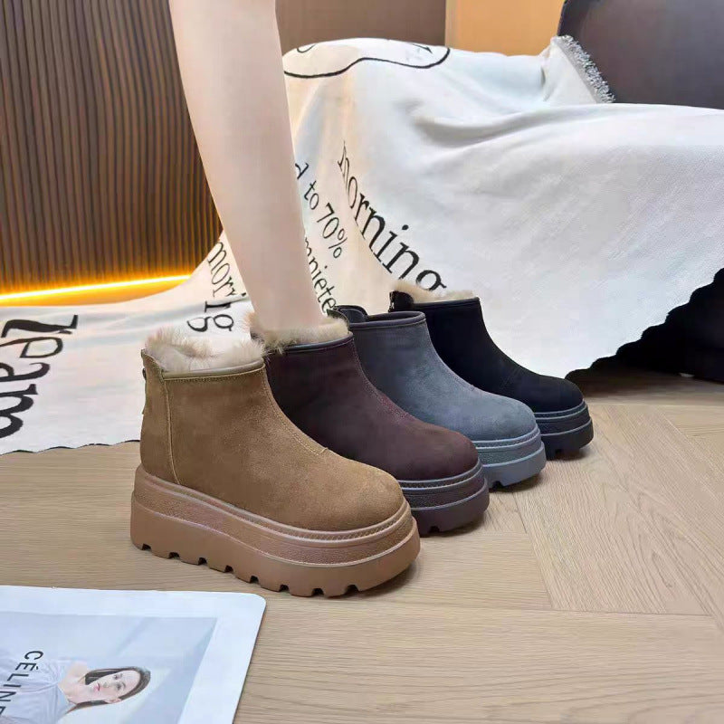 Damen Chunky Plateauschuhe mit hohem Tragekomfort und robustem Design EB