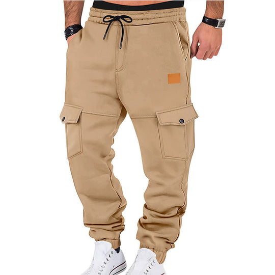 Herren Cargo-Jogginghose mit elastischem Bund und praktischen Taschen EB