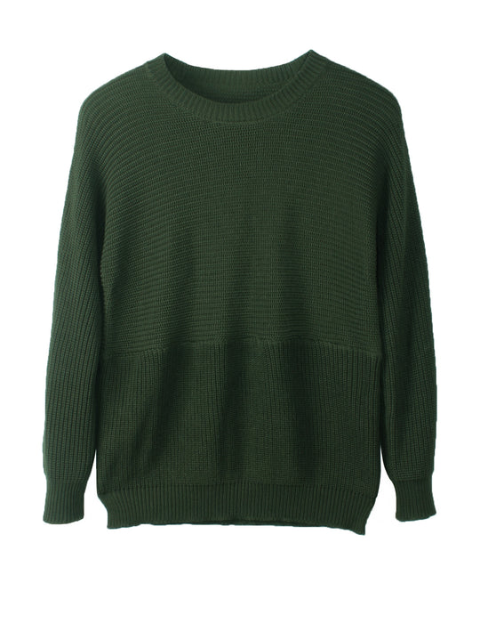 Damen Grobstrickpullover mit lässigem Schnitt und strukturierter Maschenoptik EB