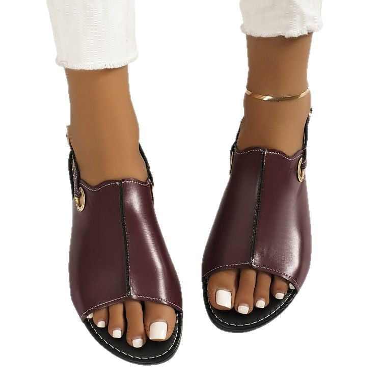 Damen offene Zehenschuhe mit modischem Design EB