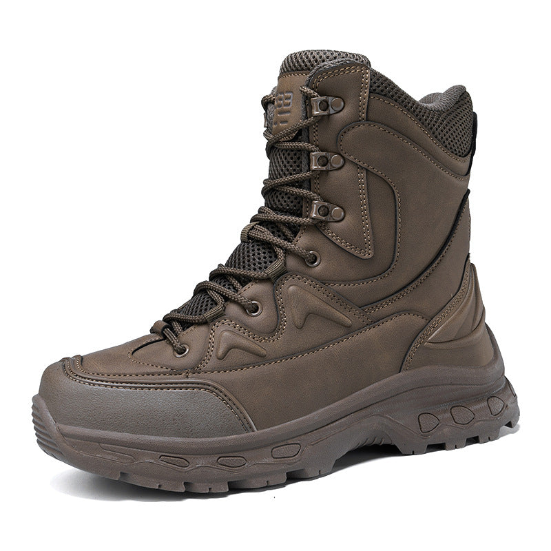 Herren Tactical Stiefel mit hohem Knöchel und rutschfester Sohle EB