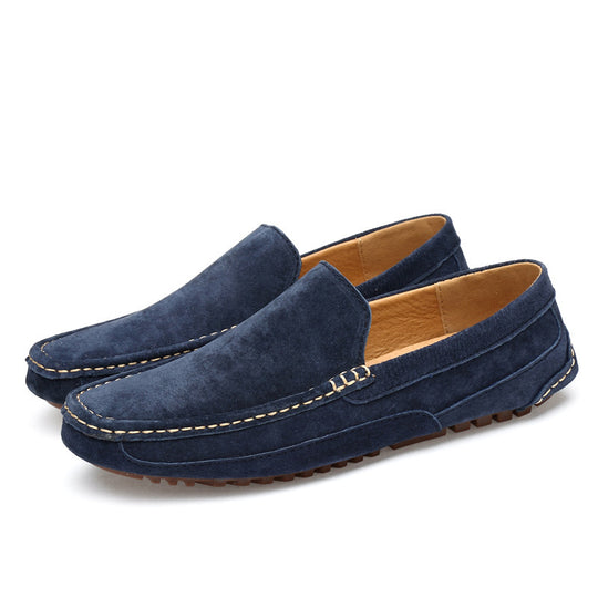 Damen elegante Wildleder Slipper mit bequemer Innenausstattung EB